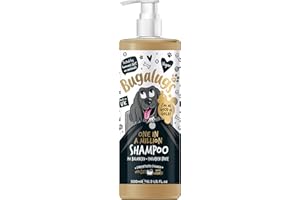 BUGALUGS Dog Shampoo with a Distinctive One in a million Fragrance - Natural dog grooming shampoo products for smelly dogs best puppy professional groom shampoo & conditioner (1x500ml)
