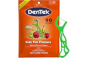 DenTek Kids Fun Flossers, Wild Fruit, 90 Count