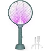 Endbug Elektrikli sinek raketi, şarj edilebilir, 2'si 1 arada b&ouml;cek kovucu, raket, şarj edilebilir, stantlı, sivrisinek sinek