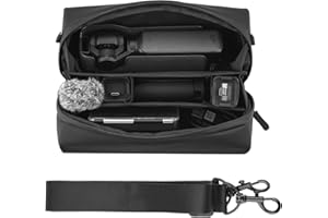 Flymile Pocket 3 Tasche für DJI Osmo Pocket 3, Tragetasche Aufbewahrungstasche Schutzhülle, Schultertasche Case, Handtasche für DJI Osmo Pocket 3 Creator Combo Kamera Zubehör