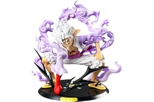 OASHRAJ One Piece Figur 23cm, Luffy Gear 5 Figure, One Piece Anime Figur Luffy, Luffy Model Charakter Statue, One Piece Anime Figuren, Desktop-Ornament-Modell, Geschenk für Anime-Fans/Kinder