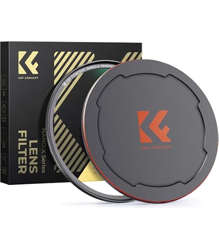 K&F Concept Filtre Black Mist 1/4 Magnétique 82 Mm – Effet Diffusion Rapide, Bague Magnétique + Bouchon Métal, Nano Revêtement 28 Couches Pour Portraits Cinématographiques