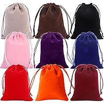 10 Sacchetti In Velluto Con Coulisse - 15x20 Cm, Multicolore Per Gioielli E Piccoli Oggetti - Foto 3