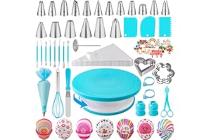 Kit Patisserie Douille Patisserie 285pcs, Fiambrera Accessoire Patisserie, Ustensiles à Pâtisserie Inclure Poche a Douille, Douille Gateau, Spatule