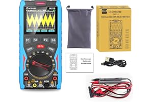 IN210 Digitales Oszilloskop-Multimeter – 12 MHz, 50 Msps, 6000 Counts, True RMS, Signalgenerator, 2,4"-Display, für Elektronikreparatur, Labor, DIY und Ausbildung