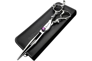 Sharonds 7 pollici forbici per capelli di alta qualità viola gemma Salon styling Scissors Japan 440 C Steel forbici