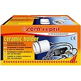 Sera 32012 reptil ceramic holder mit E27 Keramik Fassung mit Zuleitung und Schalter für Terrarieninstallationen (geeignet bis