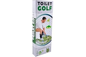Diabolical Toilet Golf - Great Gag Gift for Toilet Use - Ideal for men, women, and teens - funny novelty cheap