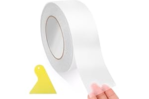 VMUTGA Bande Antidérapante Adhésive Transparent 10m x 5cm, Griptape Antidérapante pour Escaliers, Imperméable Antidérapant pour Intérieur et Extérieur
