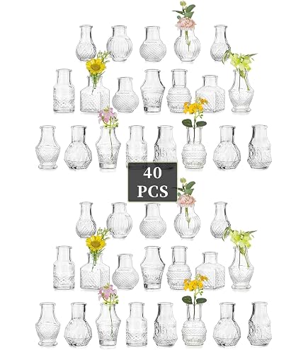 Coprivaso In Vetro E Iuta Rustico | Vaso Decorativo Stile Colonico E Nautico Per Fiori | Bottiglia Decorativa Per Tavolo, Casa E Matrimoni | 14x13cm
