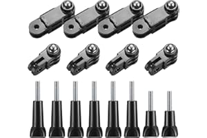 HEOZHUYI 2 Set/16 STK Verstellbare Schwenkarm Verlängerungsarm, 3-Wege Kamera Feste Gelenke Halterung für GoPro Hero 10, 9, 8, 7, 6, 5, Action-Kameras, mit Kurze & Lange Schrauben