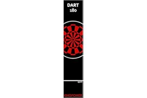 Kingpower Dart Tapis 290 x 60 cm Darts Fléchettes Tournoi Paillet de Fléchettes