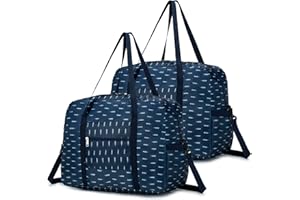 BKAZV 2X Bagage Cabine 45x36x20 Easyjet Sac de Voyage Pliable Valise Cabine Sac de Bagage Sac de Cabine Avion Valise de Cabine Tui Airways Bagage Portable Organisateur de Sac
