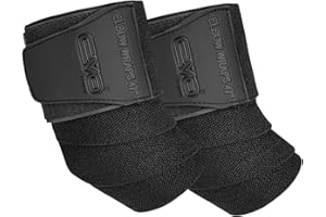 EVO Fitness Elbow Support Wraps 47" – Compression Straps for Weightlifting, Gym & Fitness – Breathable Cotton-Elastic with Hook & Loop Closure – Adjustable Arm Protection for Men & Women