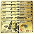 10 PCS Hundred Dollar Bills, Colored Bill for Bookmark Bill Note for Abundance & Prosperity
