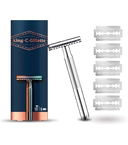 Gillette Heritage Safety Razor Kit includes Double Edge Safety