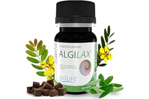 ALGILIFE Lassativo Naturale Forte per Stitichezza a Base di Erbe (30gr. Fornitura 1-3 mesi) Lassativo Forte per Stitichezza e Pancia Gonfia con Senna, Frangula e Rabarbaro, Purga per Stipsi