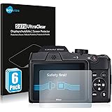 savvies 6-Pezzi Pellicola Protettiva Compatibile con Nikon Coolpix B500 Protezione Schermo Trasparente