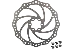P4B | Disque de frein de vélo - 6 trous avec vis | En acier inoxydable (180 mm de diamètre / 1x)