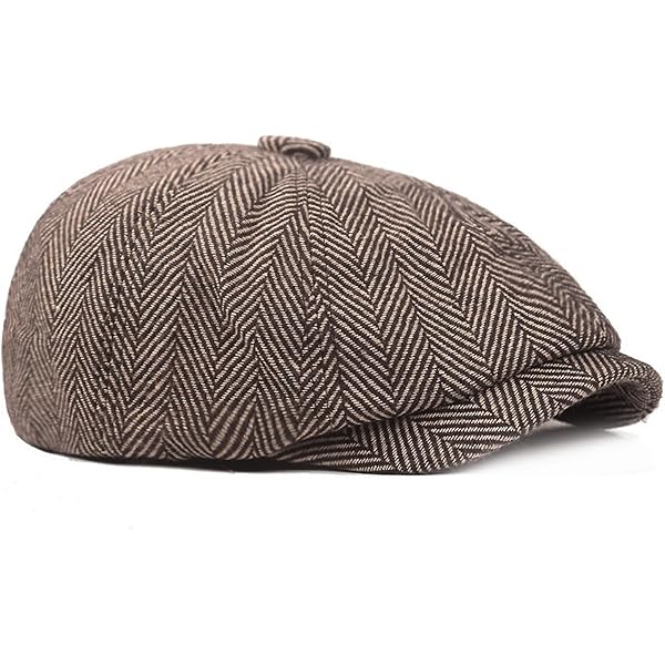 Wantonfy Béret Plate Homme Béret Chapeau Plate Hiver Homme