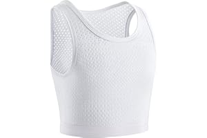 XUJI Transgénero FTM Trans Transpirable Medio Pecho Binder