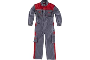 WORKTEAM CREATING STYLE AT WORK WORKTEAM Mono o buzo de Trabajo Infantil Unisex con Cremallera, Resistente y Cómodo, Bolsillos Funcionales, Ideal para Escuela, Taller o Uniforme de trabajo