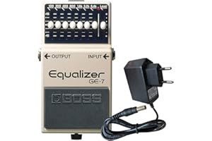BOSS GUITAR EQUIPMENT Boss GE-7 graphischer Equalizer für Gitarre + keepdrum 9V Netzteil…