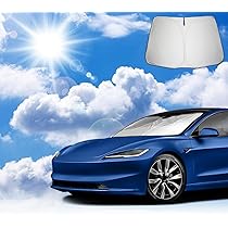Parasol para parabrisas Tesla – Parasol Tesla modelo 3 de poliéster