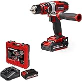 Einhell Taladro percutor sin cable TE-CD 18/48 Li-i (2x2,0 Ah) Power X-Change (iones de litio, incluye función de taladro de 