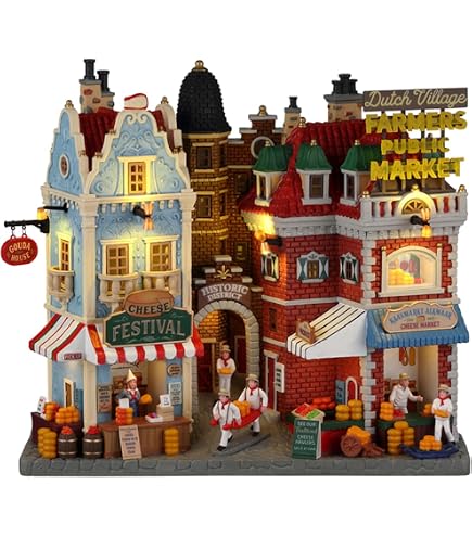 Maison Éclairée Lemax 35048 Caddington Village : The Bell & Feather - Accessoire Pour Village De Noël Animé