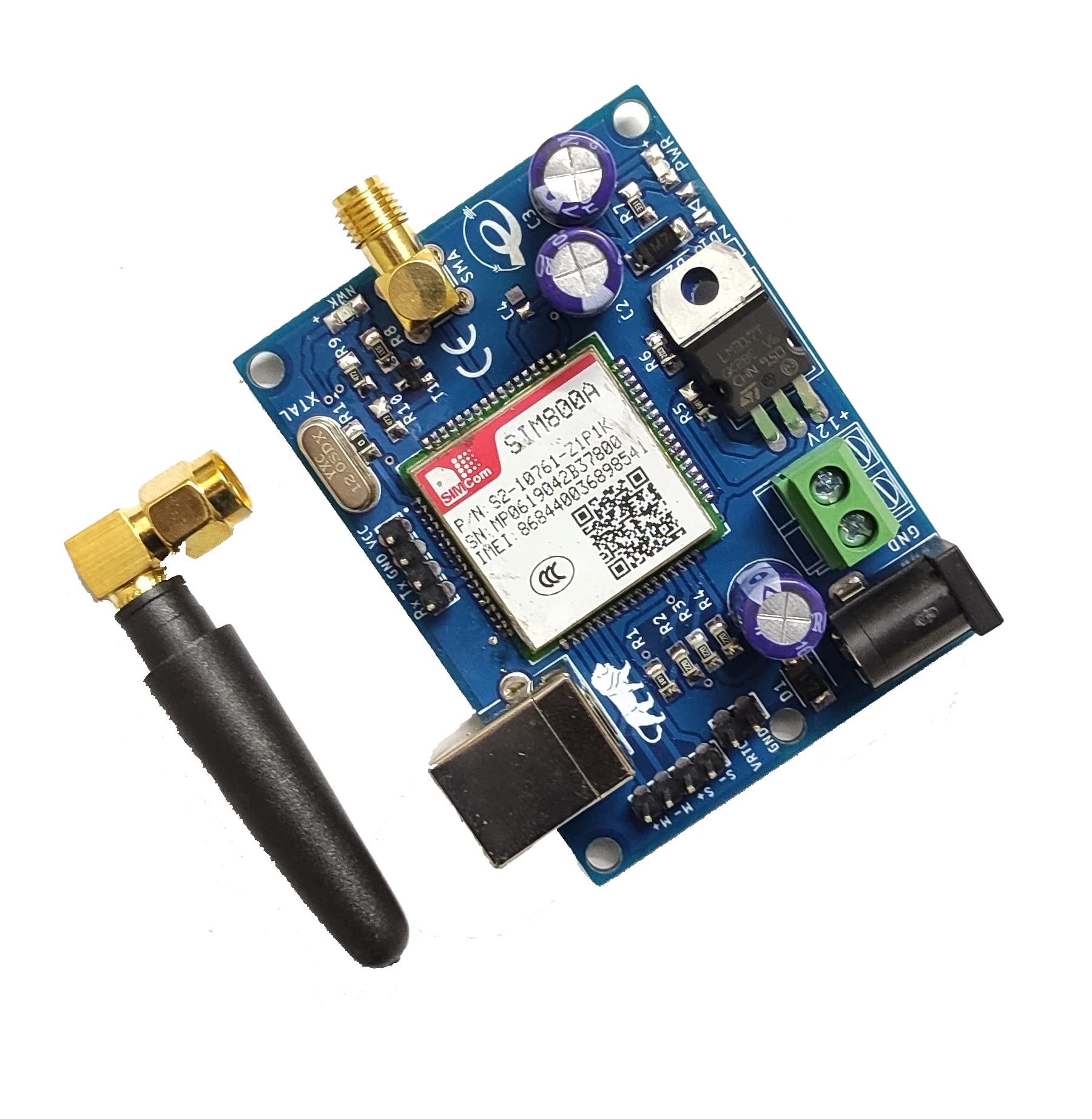 Embeddinator's GSM800A Simcom Module & GPRS Modem Review: Raspberry Pi Compatible