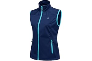 Little Donkey Andy - Gilet leggero softshell da donna, antivento, senza maniche, per corsa, escursionismo e viaggi