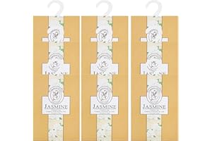 GOPERFUMME 9pcs Profuma Armadio Vestiti, Profumatori Armadio e Cassetti, Profumo Aromi Sacchetti Lavanda Profumati per Armadio Cassetti Armadietti, Profumatore Auto, Scarpiera Deodorante Armadio (9Gelsomino)