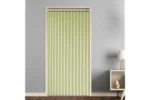Momooda Blackout Door Way Privacy Curtain for and Closets Room Divider, Pleated Folding Invisible Magnetic Thermal Insulated Door Curtain, 1 Panel, Green, 59" x 79"