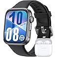 HUAWEI WATCH FIT 4 Aluminum Alloy Black + FreeBuds SE 2 White, Smartwatch for Men Women, Ultra Slim, iOS & Android, up to 10 Days Battery Life, Bluetooth Call, GPS Running Smartwatch, AMOLED Display
