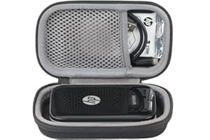 Étui de Voyage Rigide Housse Cas pour HP Sprocket Imprimante Photo portable par co2CREA (Noir) (Noir)