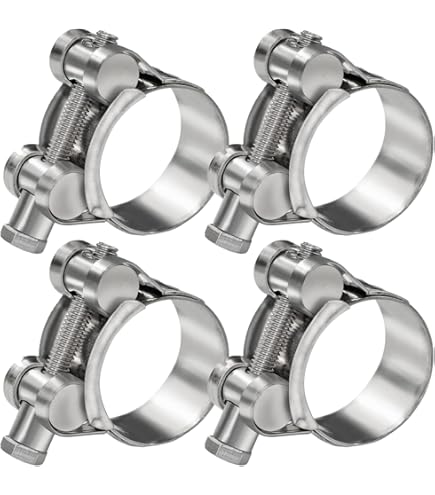 Fascette Stringitubo In Acciaio Inossidabile 12-14mm – 15 Pezzi Per Riparazione Tubi, Morsetti Universali Per Carburante, Olio E Acqua, Argento