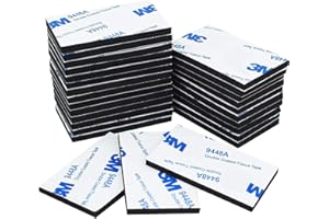 RENKE Double Sided Sticky Tape Heavy Duty - Quality Number Plate Adhesive Foam Pads, 50 Pcs Number Plate Sticky Pads，Double Sided Tape Heavy Duty