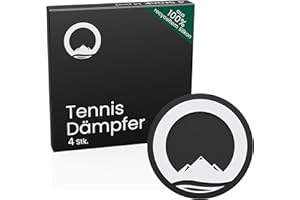 ‎OTARO OTARO Tennis Dämpfer | 100% Recycelt | 4 Stück | Vibrationsdämpfer aus recyceltem Silikon – Set für Tennisschläger | Plastikfreie Verpackung | Fester Halt & optimale Dämpfung | Tennis-Zubehör