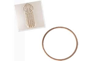 LINIC Proops 30cm Extra Large Round Brown Plastic Macrame Rings Hoops, Wall Hanging, Dream Catcher, Craft, Hobby (S7822). Free UK Postage. (5)