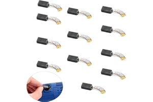 Zaky 12 Stück Motor Kohlebürsten für Elektromotoren Ersatzteilreparatur 13 mm x 8 mm x 5 mm/ 15 mm x 8 mm x 5 mm (15mm x 8mm x 5mm)