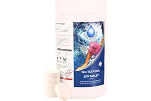 1 Kg Stabilised Chlorine Tablets 50 x 20g Slow Release Dispenser Tablets for Hot Tubs, Swimming Pools, Spas, Paddling Pool Wa