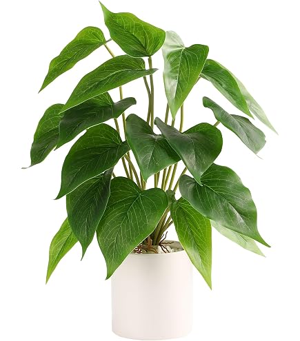 PIANTA DI FELCE ARTIFICIALE H.35 CM C/VASO - 3 RAMI