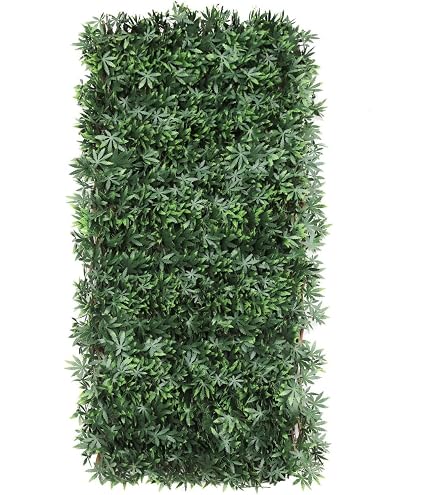 Knstlicher Efeu-Zaun-Sichtschutz, Spalier mit knstlichen Blttern, Garten- Sichtschutz, erweiterbarer Spalier-Zaun, knstliches Spalier fr Zaun,  Hinterhof, Terrasse, Kunstgras, Wanddekoration,Balkon : Amazon.de: Garten