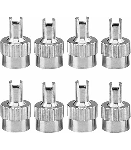 7ffeiLL Reifenventilkappen Set Für Yamaha R 125 (2021-2024) - Metall, Diebstahlsicher Mit Schraubenschlüssel