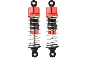 GDOOL RC Car Aluminum Capped Oil Filled Shock Kits 16500R Accessories Spare Parts for 16210 H16E HP163S 1:16 Brushless RC Trucks Vehicle