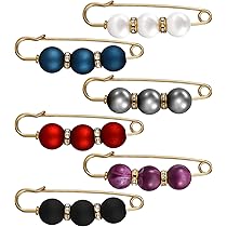 12 Spille Con Perle E Cristalli - Gioielli Eleganti Per Maglioni, Sciarpe, Abiti Da Cerimonia - Foto 8