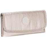 Kipling Money Land Large Wallet, Metallic Glow (Silver)