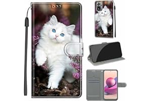 TOMYOU Cover Custodia per Xiaomi Redmi Note 10 4G / Note 10S Custodia in Pelle PU Premium,[Slot per Schede] Anti-Slip Flip Pieghevole Case per Xiaomi Redmi Note 10 4G / Note 10S (6.43")