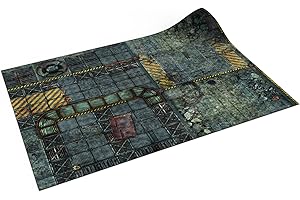 PLAYMATS Alfombrilla para Wargaming WH40K: Kill Team – 76 x 56 cm – Ciudad Caída